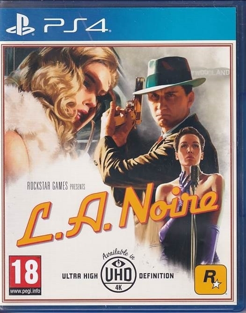 L.A. Noire - PS4 (B Grade) (Genbrug)